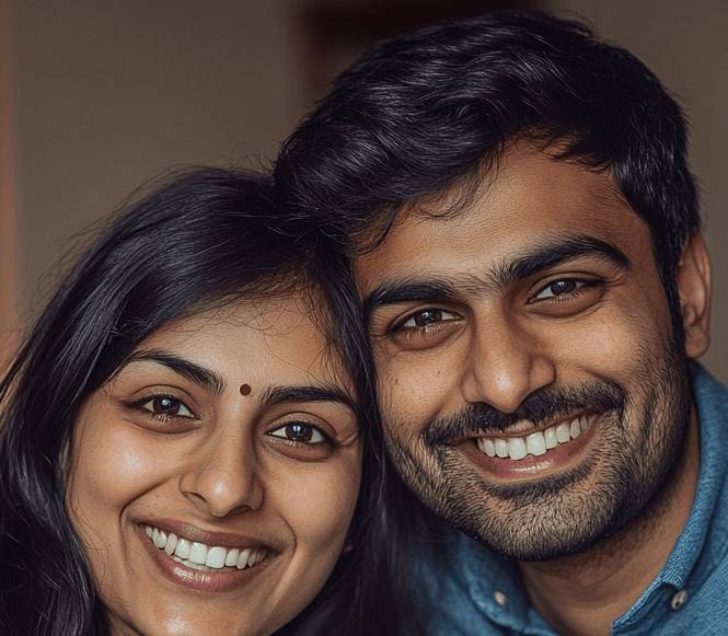 Priya and Raj