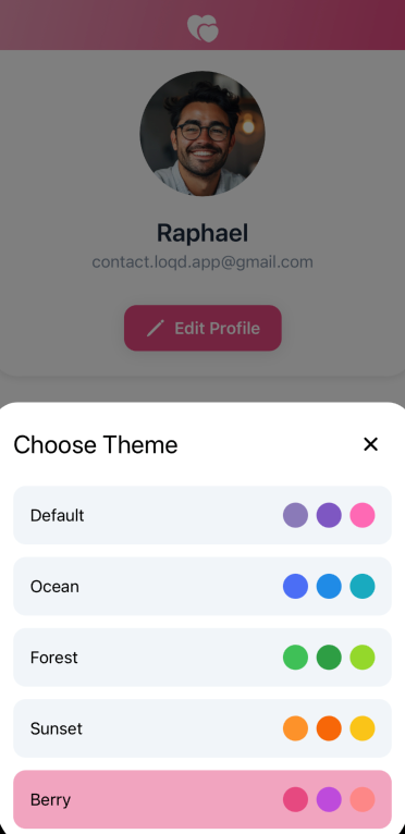 loqd App Themes