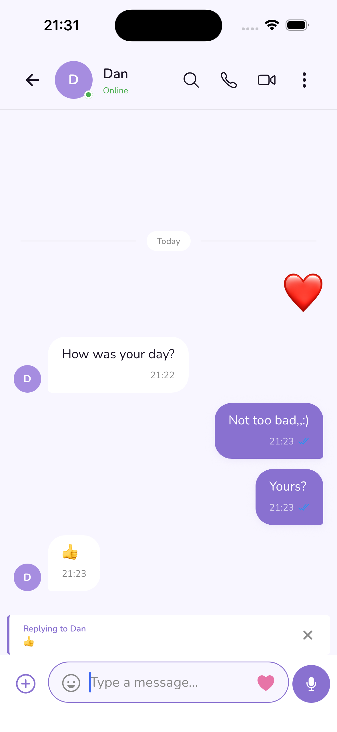 loqd encrypted chat with partner